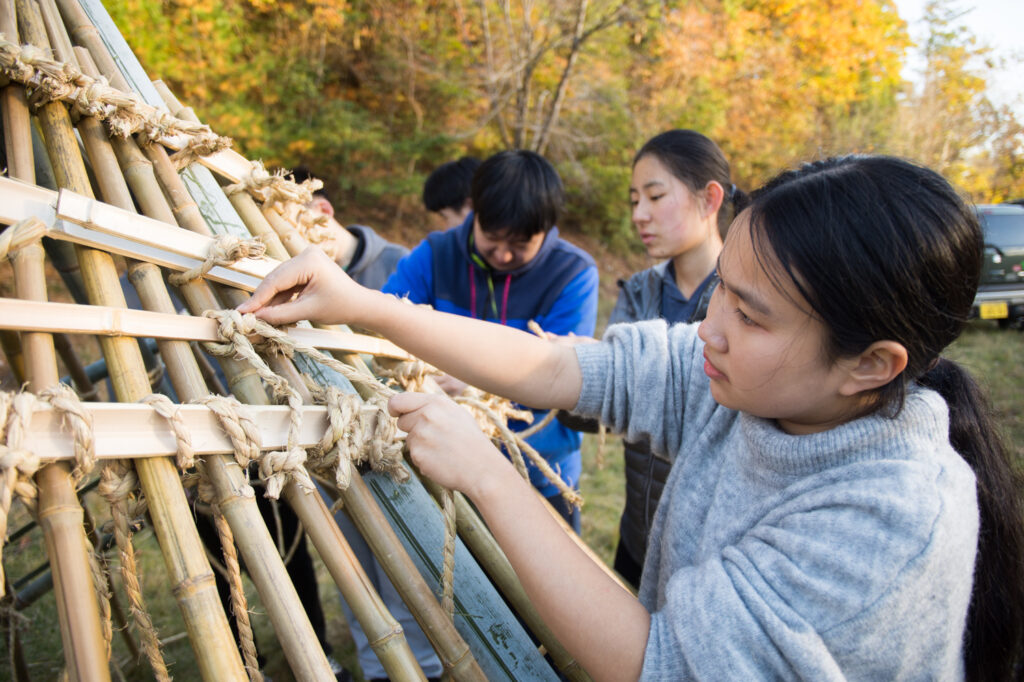 京都の里山 X 北京大学附属高校 「森と暮らしとグローバル教育」
