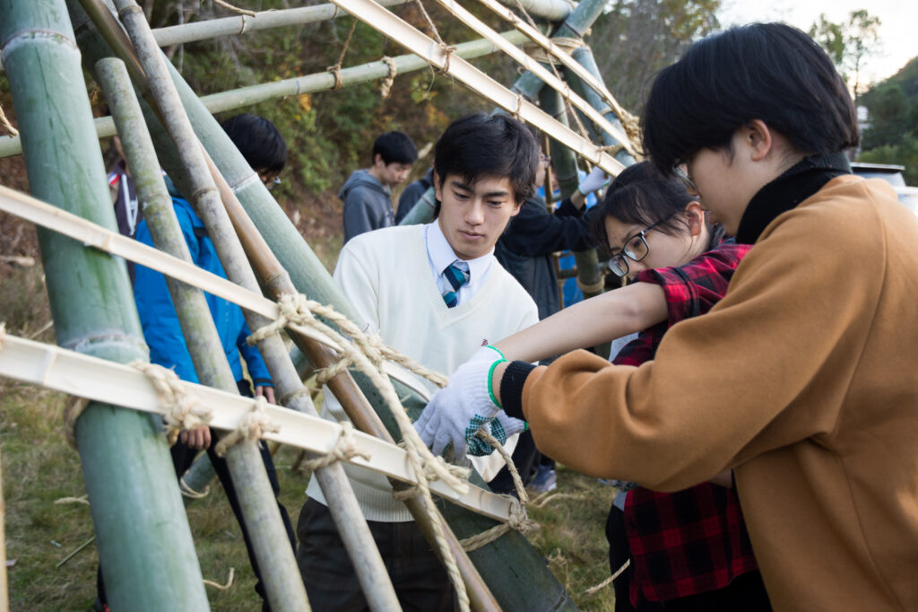京都の里山 X 北京大学附属高校 「森と暮らしとグローバル教育」